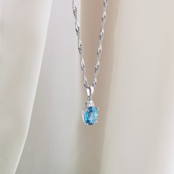 Regal Blue Elegance Pendant 1